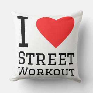 ich liebe Street Workout Kissen
