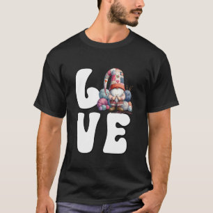 Ich liebe Strick-Gnom-Grafik für Stricker und Hä T-Shirt