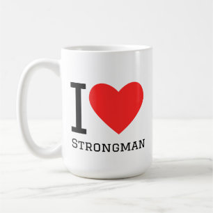 Ich liebe Strongman Kaffeetasse