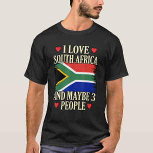 Ich Liebe Südafrika und vielleicht 3 Leute T-Shirt