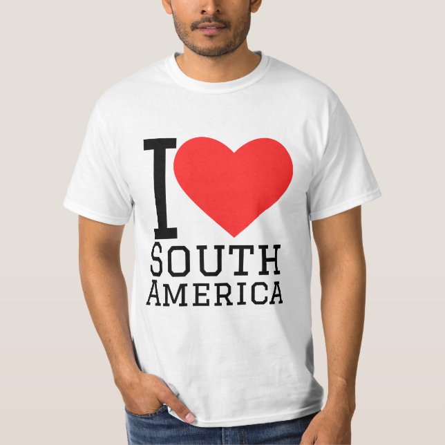 Ich liebe Südamerika  T-Shirt (Vorderseite)