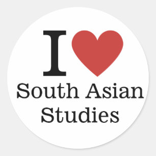 Ich ❤️ Liebe Südasiatische Studien STICKER