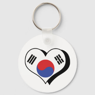 Ich liebe Südkorea Schlüsselanhänger