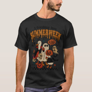 Ich liebe Summerween Spooky Goose Sommer Hal total T-Shirt