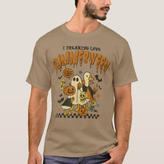 Ich liebe Summerween süße Geister Sommer Hallo T-Shirt