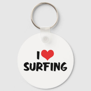 Ich liebe Surfen Anhänger Schlüsselanhänger