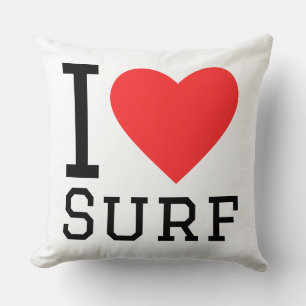Ich liebe Surfen Kissen