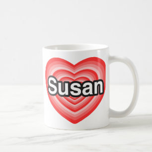Ich Liebe Susan. Ich Liebe dir Susan. Herz Tasse