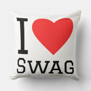 Ich liebe Swag Kissen