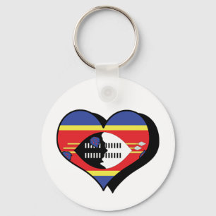 Ich liebe Swasiland Schlüsselanhänger