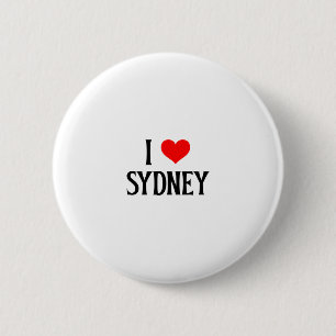 Ich liebe Sydney Ich liebe Sydney Australien Oz Re Button