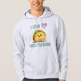 Ich liebe Taco Dienstag Hoodie