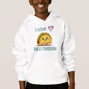 Ich liebe Taco Dienstag Hoodie