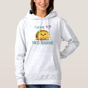 Ich liebe Taco Dienstag Hoodie