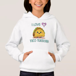 Ich liebe Taco Dienstag Hoodie