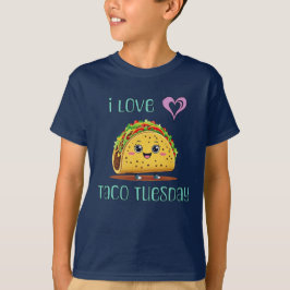 Ich liebe Taco Dienstag T-Shirt