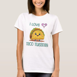 Ich liebe Taco Dienstag T-Shirt