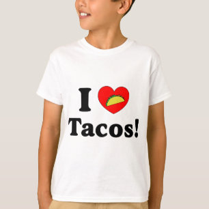 Ich liebe Tacos Lustiger Taco-Dienstag-Liebhaber T-Shirt
