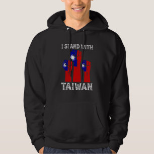 Ich liebe Taiwan-Flagge Taiwanesischer Stolz Ich s Hoodie