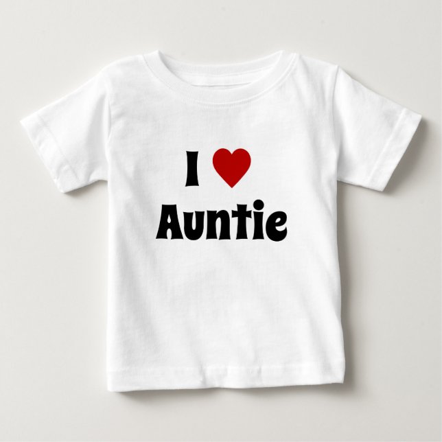 Ich liebe Tante T-Shirt (Vorderseite)