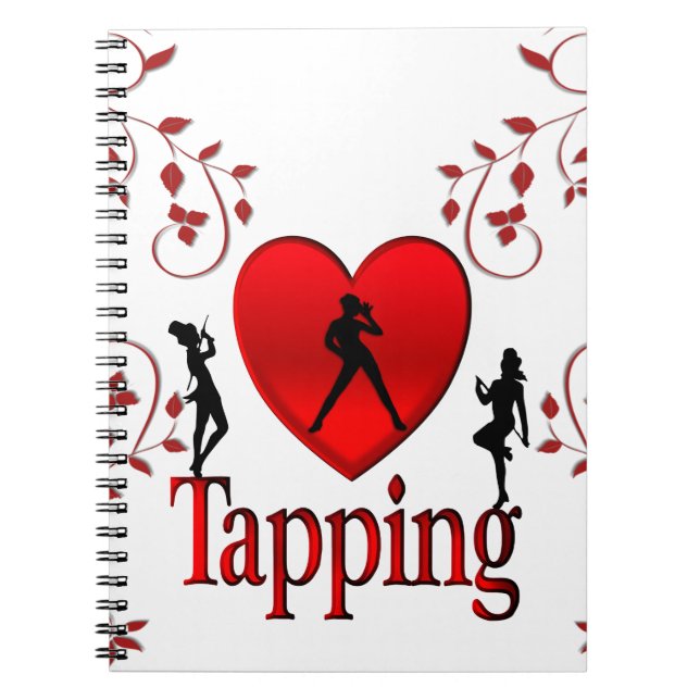 Ich liebe Tap Dance Notizblock (Vorderseite)