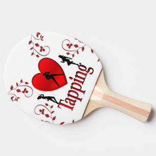 Ich liebe Tap Dance Tischtennis Schläger