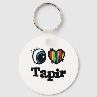 Ich liebe Tapir Schlüsselanhänger