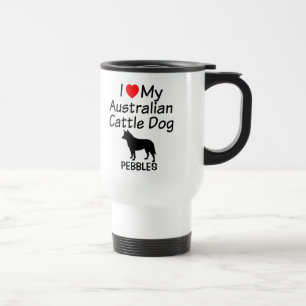 Ich Liebe Tasse für meinen australischen Rinderhun