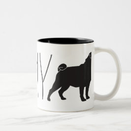 Ich Liebe Tasse meines Mops