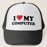 Ich Liebe Tasse von meinem Computer-Kaffee