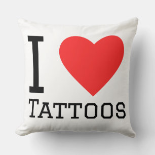Ich liebe Tattoos Kissen