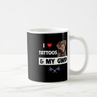 Ich Liebe Tattoos und mein GWP deutsches Drahthaar