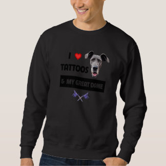 Ich Liebe Tattoos und meine große tane Tattoooot g Sweatshirt