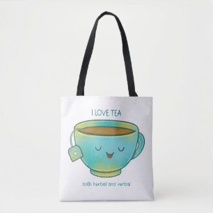 Ich liebe Tee, sowohl Kräutertee als auch verbalen