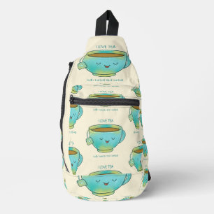 Ich liebe Tee, sowohl Kräutertee als auch verbalen Crossbody Bag