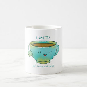 Ich liebe Tee, sowohl Kräutertee als auch verbaler Verwandlungstasse