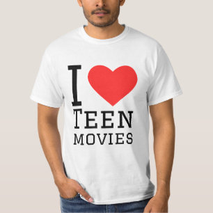 Ich Liebe Teenagerfilme T-Shirt