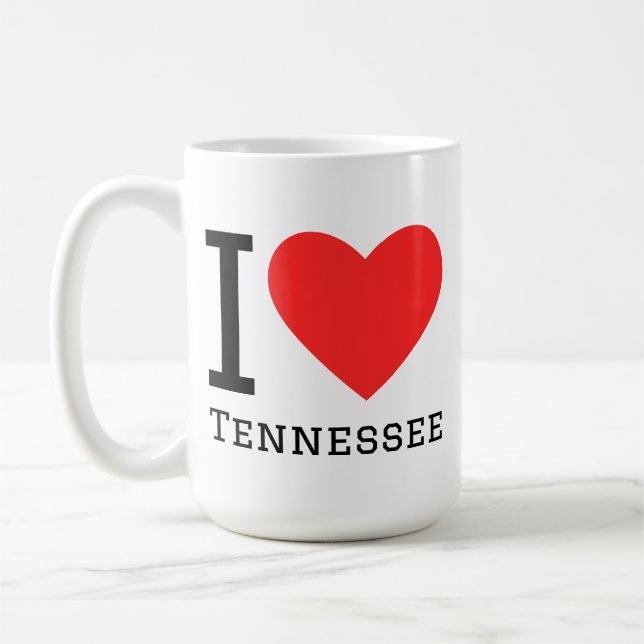 Ich liebe Tennessee  Kaffeetasse (Links)