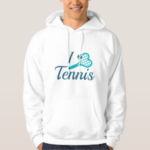Ich liebe Tennis Hoodie