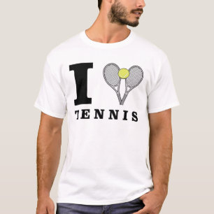 Ich liebe Tennis T-Shirt