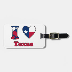 Ich liebe Texas Gepäckanhänger