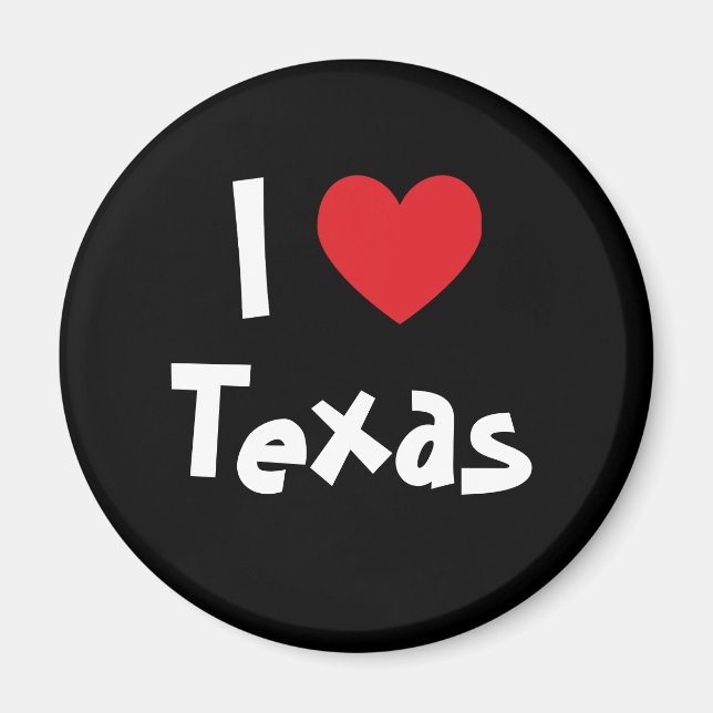 Ich liebe Texas Magnet (Vorne)