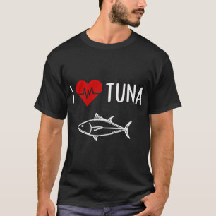Ich liebe Thunfisch Thunfischliebhaber-Shirt, Thun T-Shirt