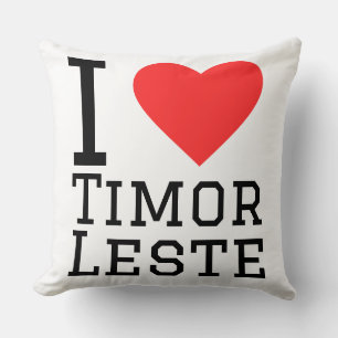 Ich liebe Timor-Leste Kissen