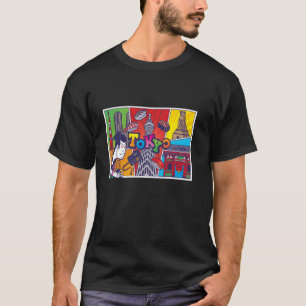 Ich liebe Tokio, Cool Wunderbares Tokio Japan Graf T-Shirt
