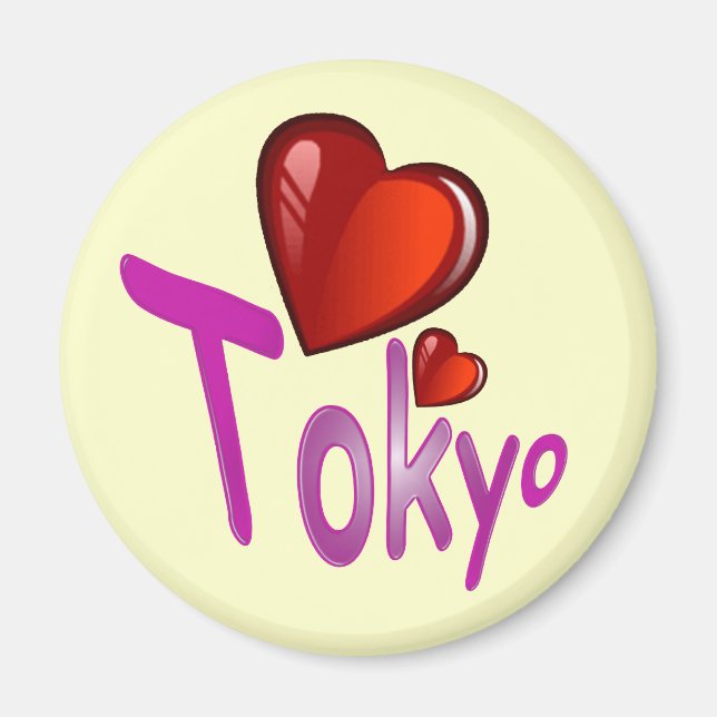Ich Liebe Tokio! Magnet (Vorne)