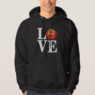 Ich liebe Tomaten Lustiger Bauer Gemüseanbau L Hoodie