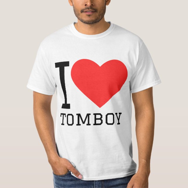 Ich liebe Tomboy T-Shirt (Vorderseite)