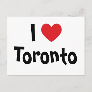 Ich liebe Toronto Postkarte