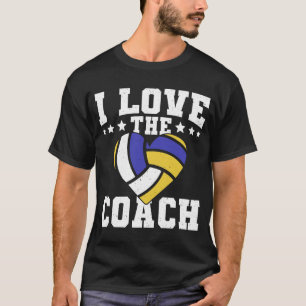 Ich Liebe Trainer Volleyball Trainer T-Shirt